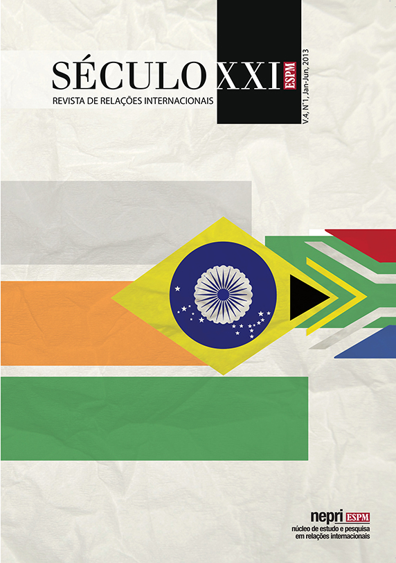 					Visualizar v. 4 n. 1 (2013): Século XXI: Revista de Relações Internacionais
				